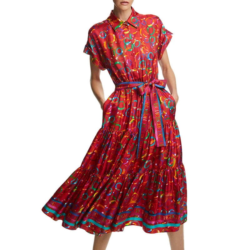 Abito Bohemien Estivo con Splendore di Fiori