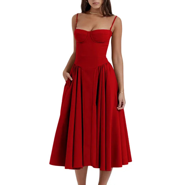 Zomerse Elegantie A-lijn Jurk van La Bella Moda