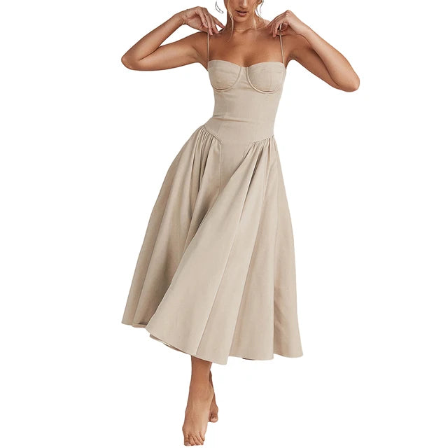 Zomerse Elegantie A-lijn Jurk van La Bella Moda