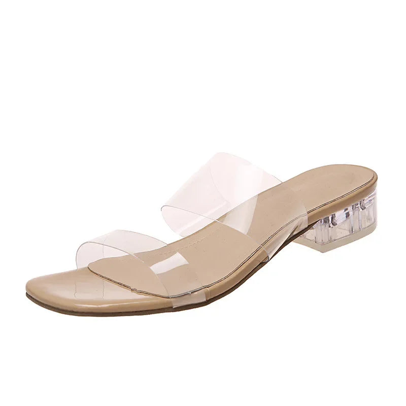 Chicella Transparent High Heel Sandals