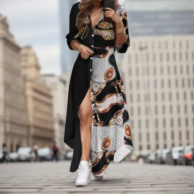 Betoverende Bloemenpracht: Ontdek de Maxi Jurk Sensatie met Bloemendromen