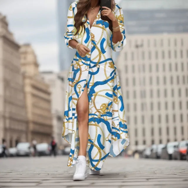 Betoverende Bloemenpracht: Ontdek de Maxi Jurk Sensatie met Bloemendromen