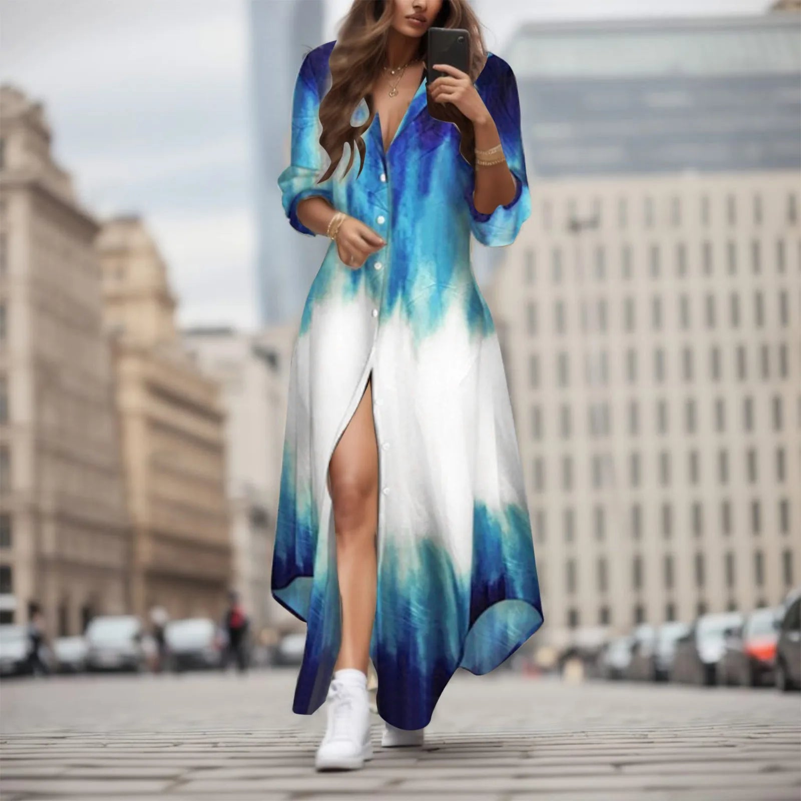 Betoverende Bloemenpracht: Ontdek de Maxi Jurk Sensatie met Bloemendromen