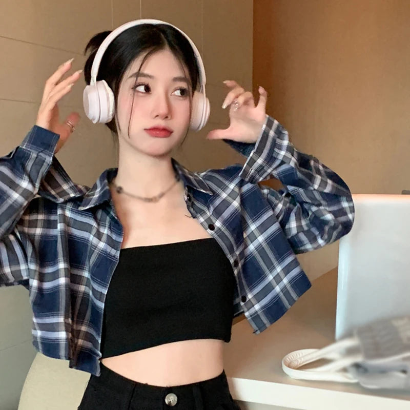 BrandChic Kariertes Bluse für Damen