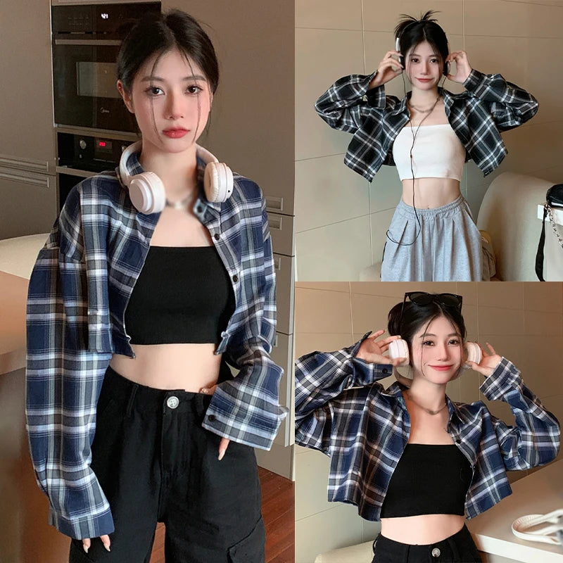 BrandChic Kariertes Bluse für Damen