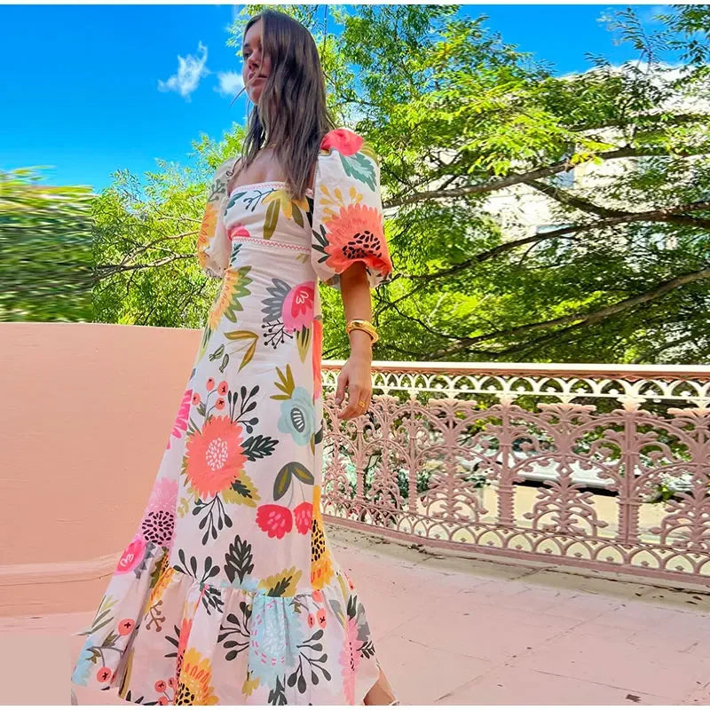 D'Leeter Elegante Maxi Abito