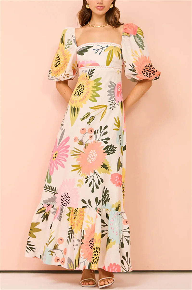 D'Leeter Elegante Maxi Abito