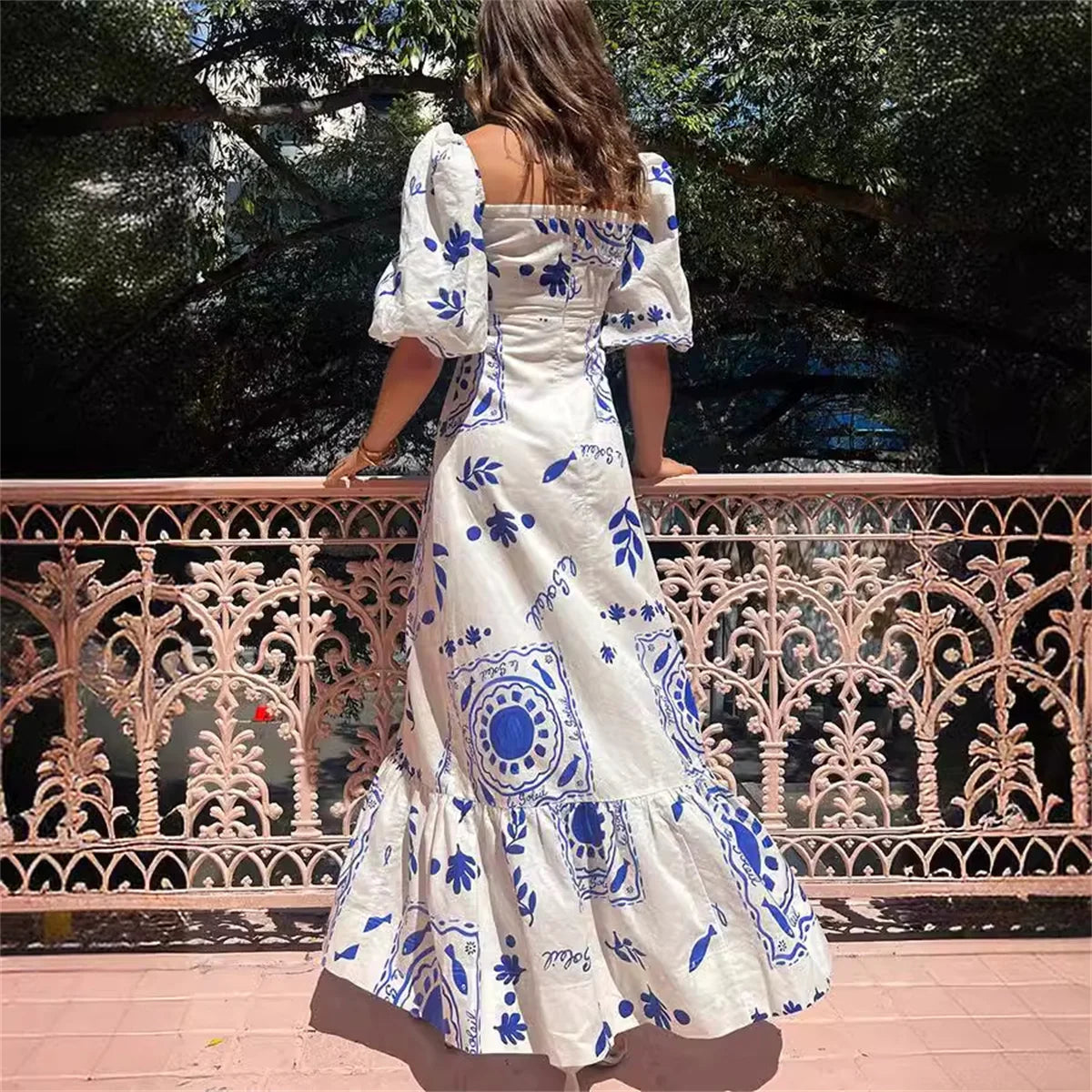 D'Leeter Elegante Maxi Abito