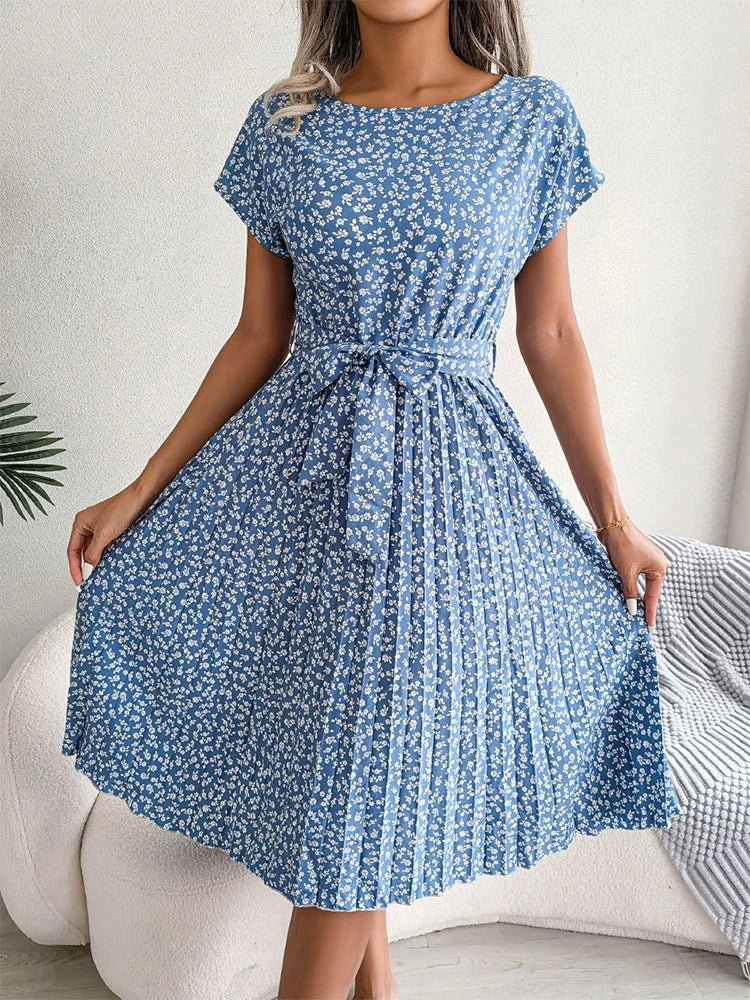 Enchanting Floral Splendor Summer Dress for Women