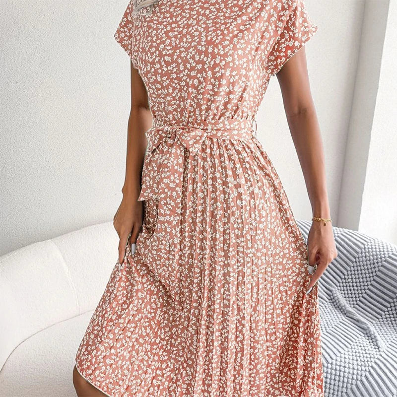 Enchanting Floral Splendor Summer Dress for Women