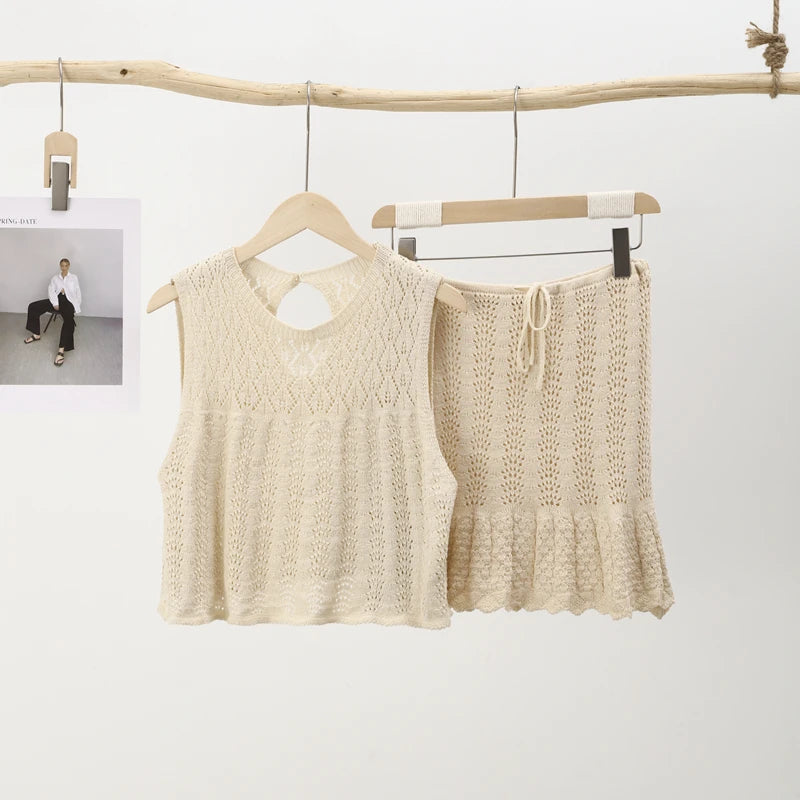 LunaFashion Set Estivo Dolce e Lavorato a Maglia