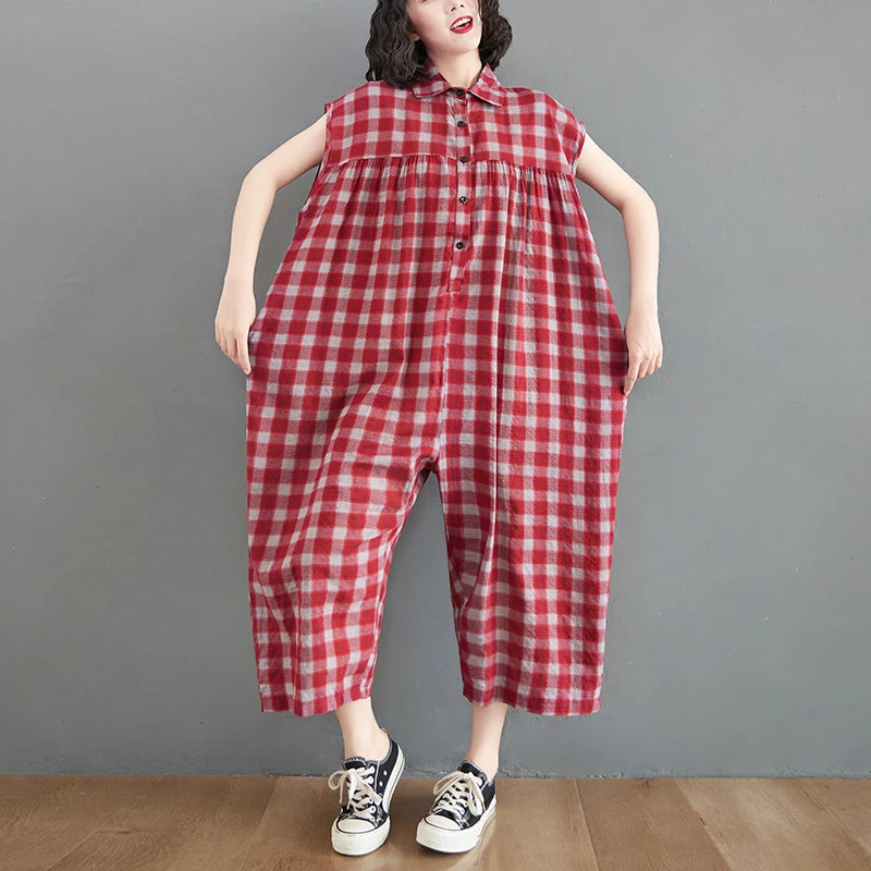 ChicMode's Elegante Plaid Jumpsuit