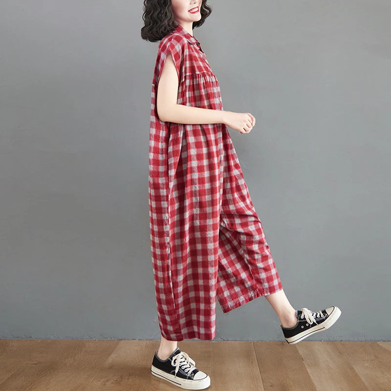 ChicMode's Elegante Plaid Jumpsuit