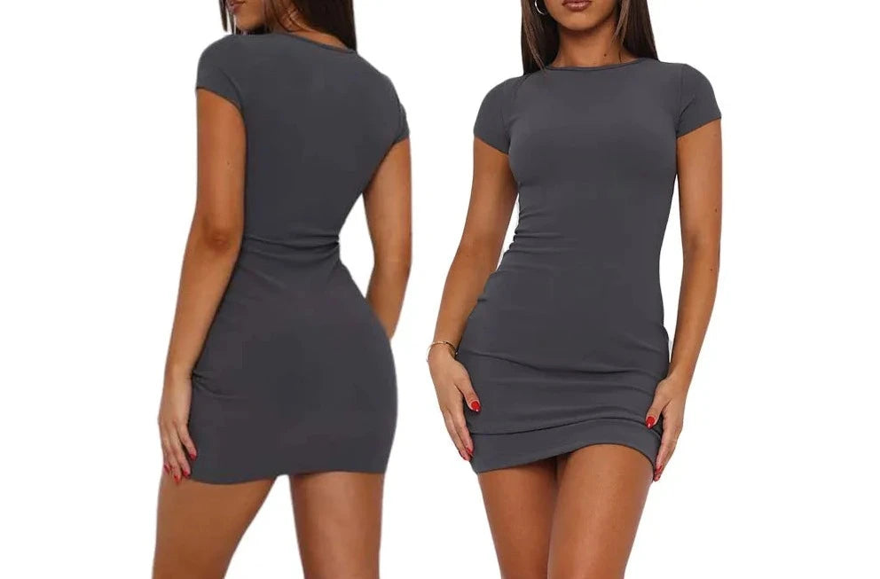 Zonnestraal Women's Dress With Short Sleeves and Long Fit