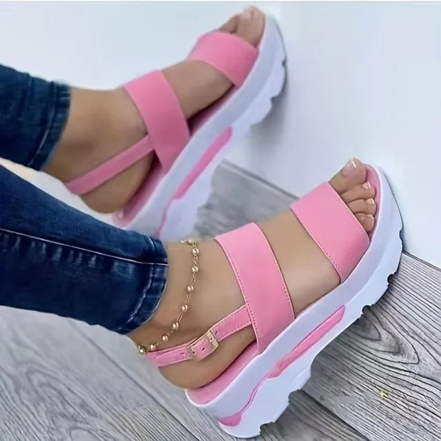 Sommer Keilabsatz Sandalen für Damen