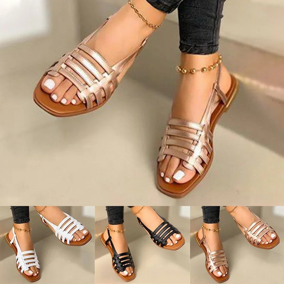 Veera Women's Roman Gladiator Sandals