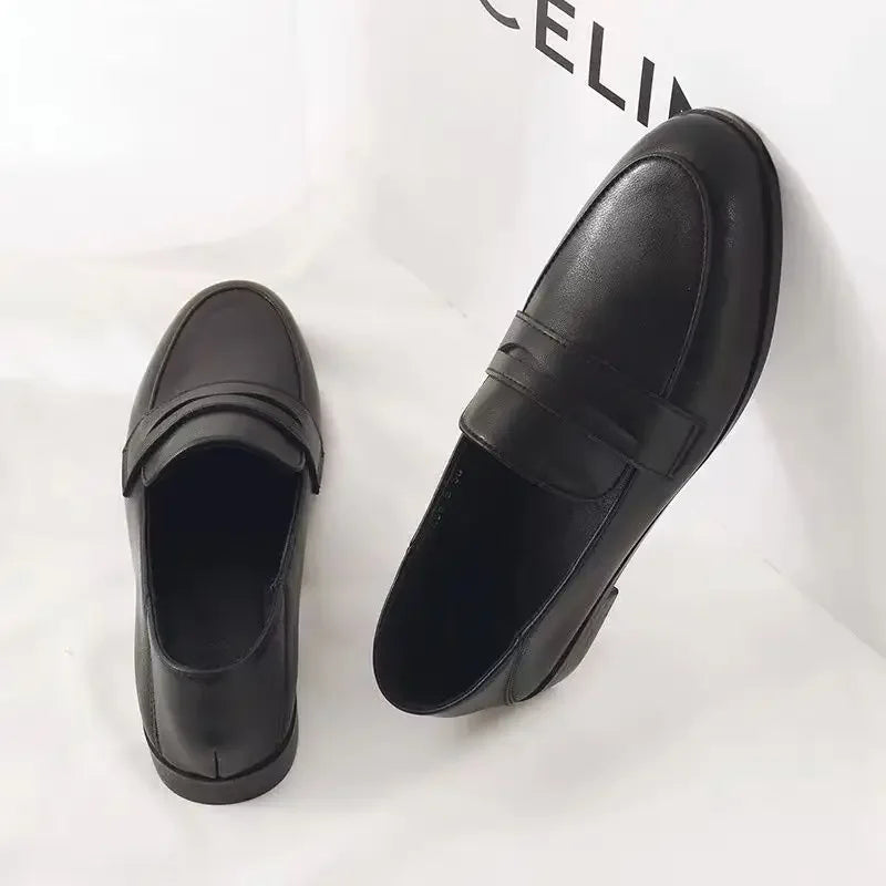 The Elegant Ferret Leather Loafers