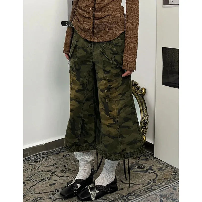 Pantalones cortos de camuflaje para mujeres