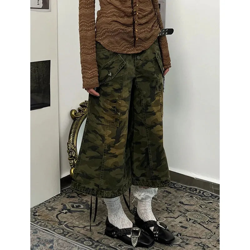 Pantalones cortos de camuflaje para mujeres