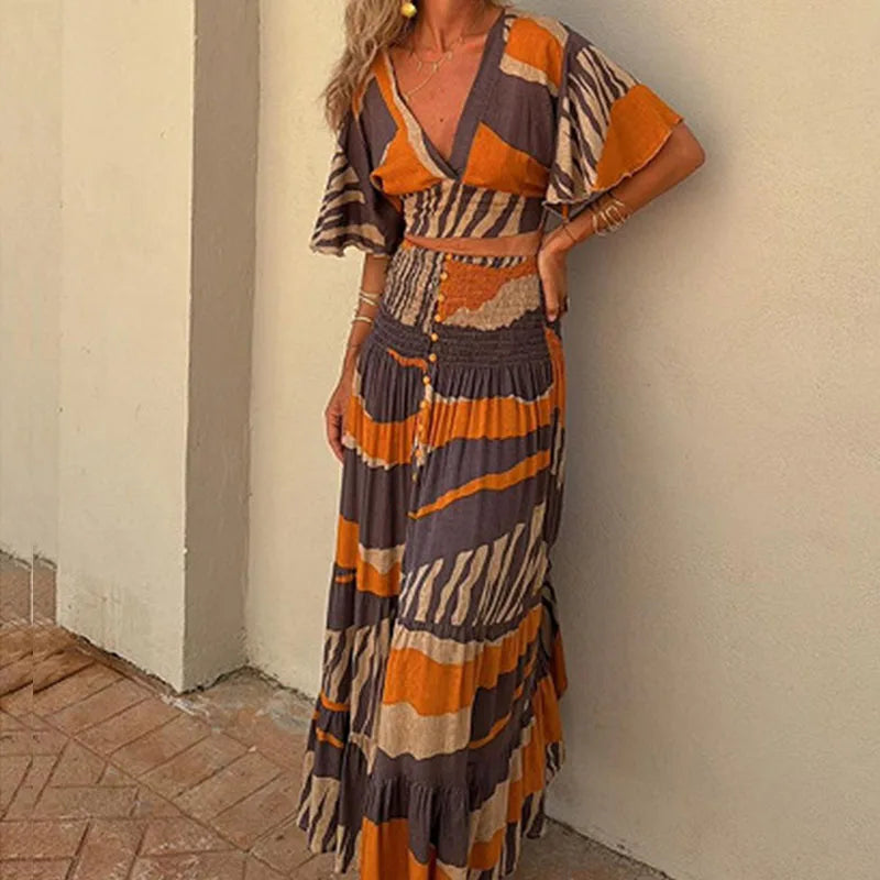 Bohemian Glow V-Hals Set