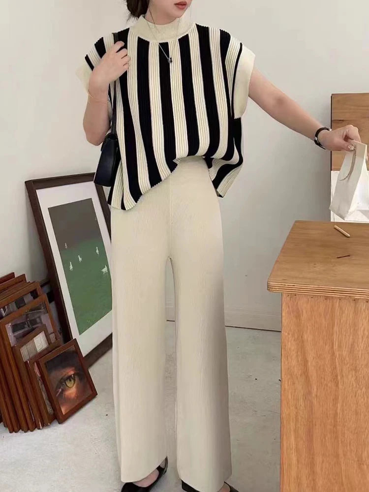 Eleganza Striped Pullover Set