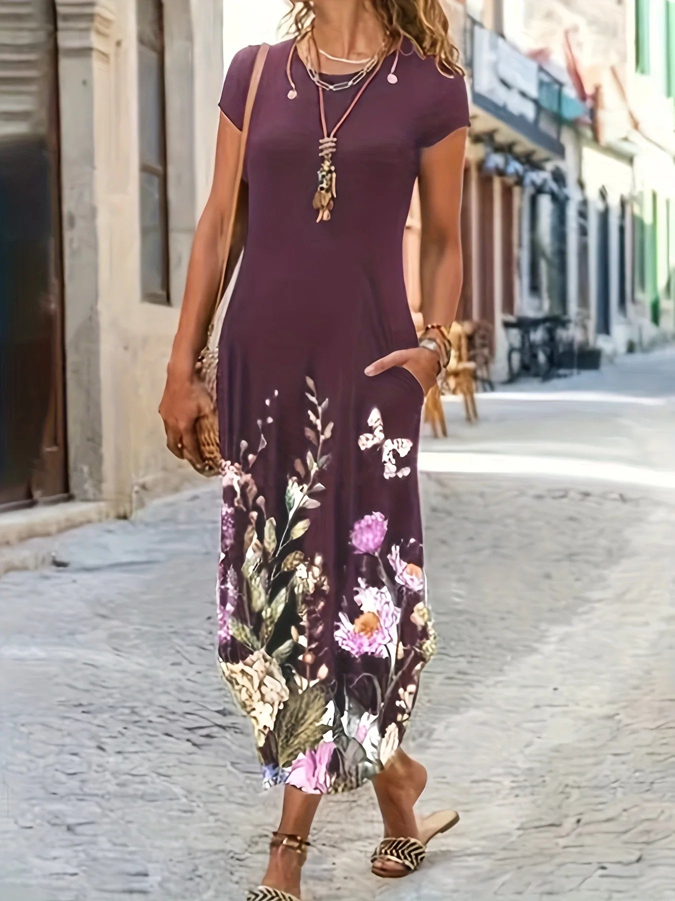 Summer Fashion Printed Pouch Dress - Stylish and Comfortable