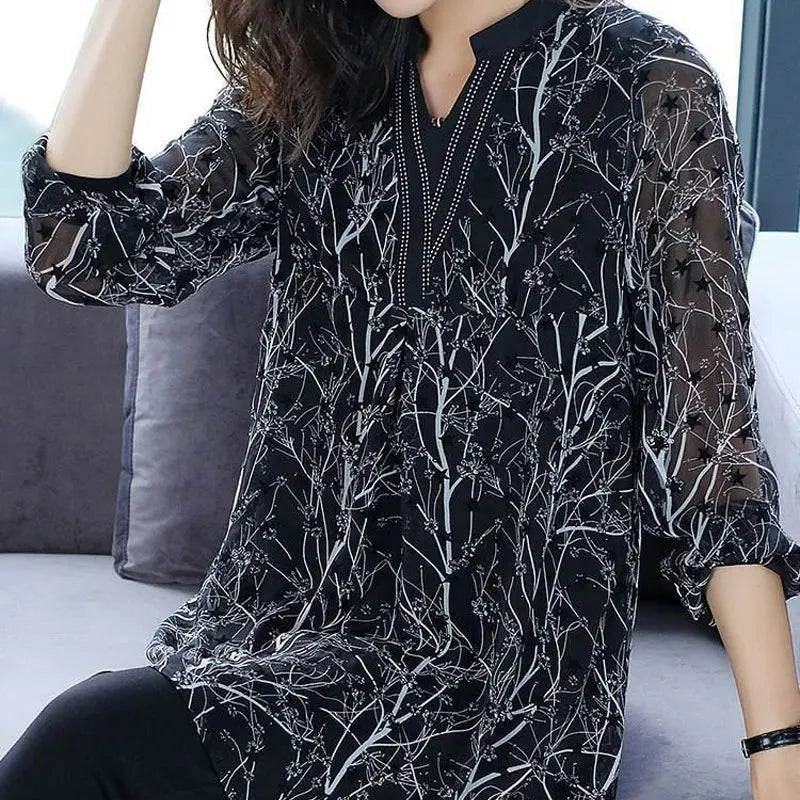 Dahlia Bluse von Lily für Vintage stilvolle Frauen