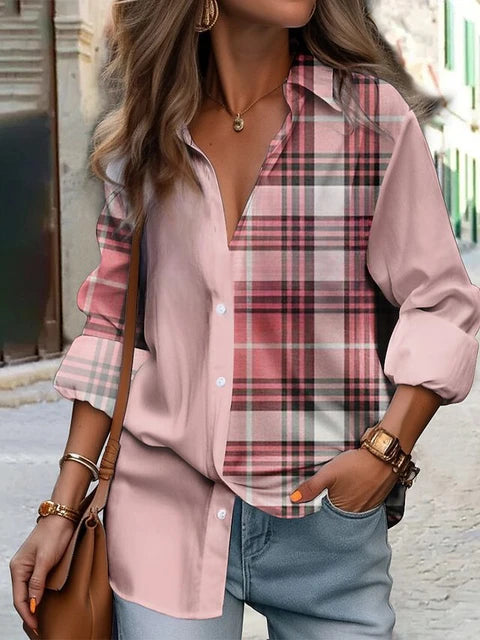 Élégante blouse de printemps et d'automne pour femmes