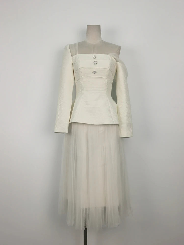 Herfst Elegantie Twee-delige Set van Luna Moda