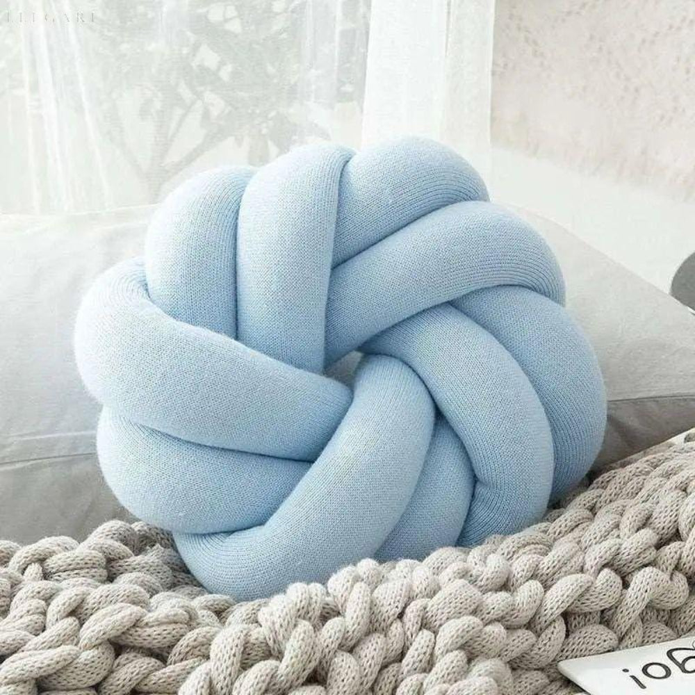 Decorative Cushion with Knot Design