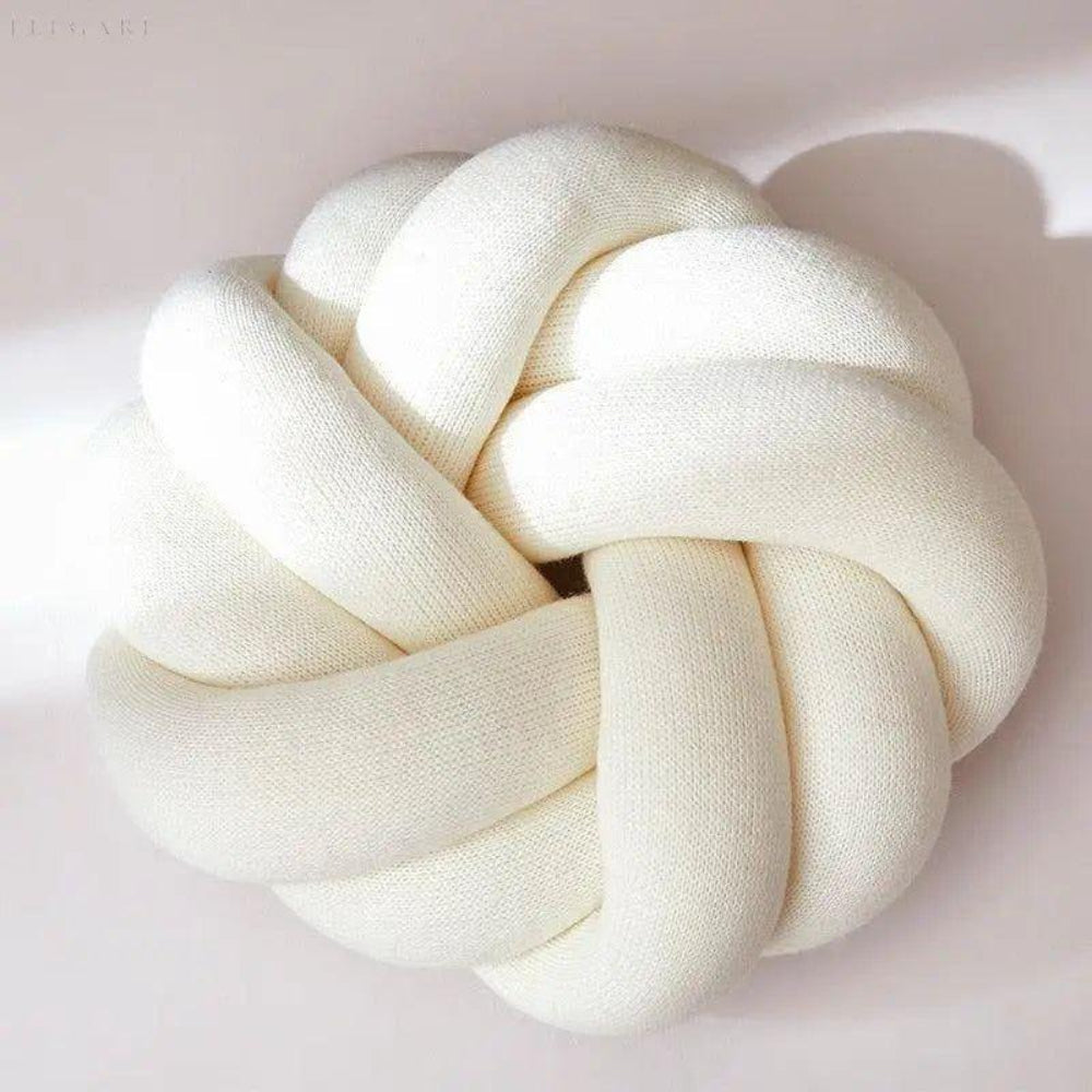 Decorative Cushion with Knot Design
