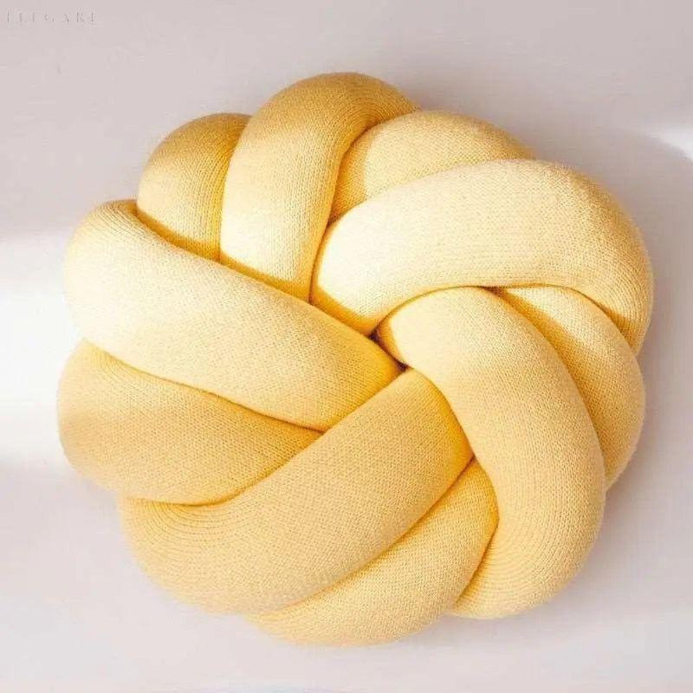 Decorative Cushion with Knot Design
