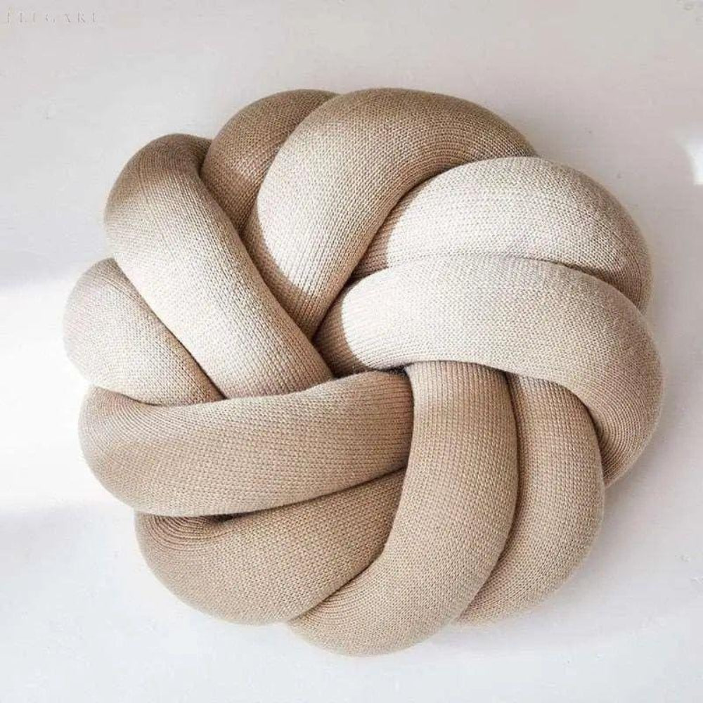 Decorative Cushion with Knot Design