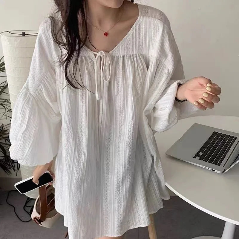 Blusa blanca extragrande