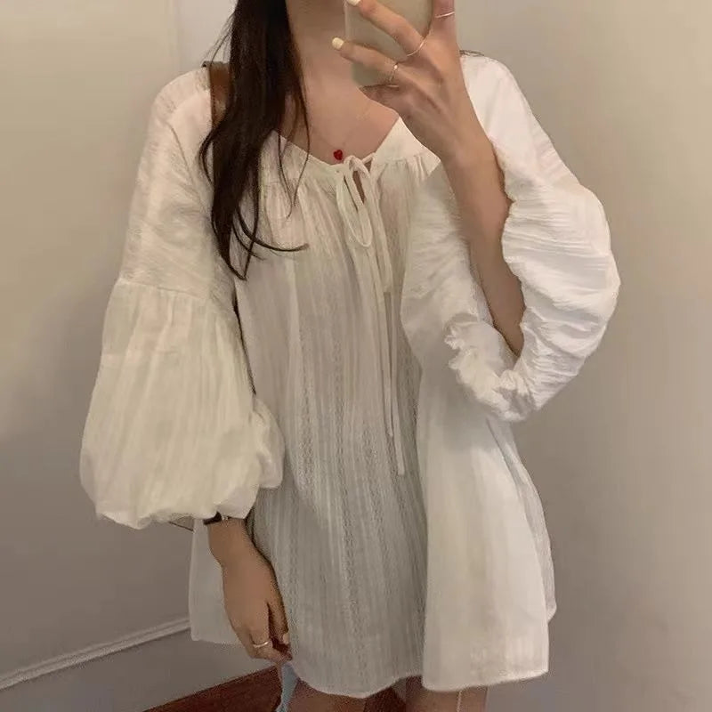 Blusa blanca extragrande