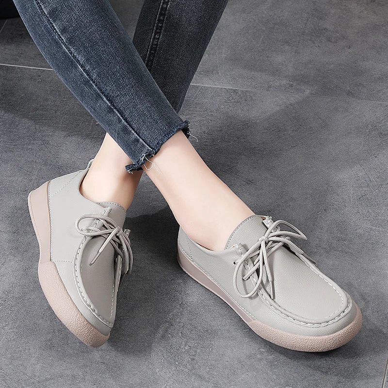 Glamourous Damesloafers van Luna Design - Echt Lederen Opvouwbare Comfortschoenen voor Dames