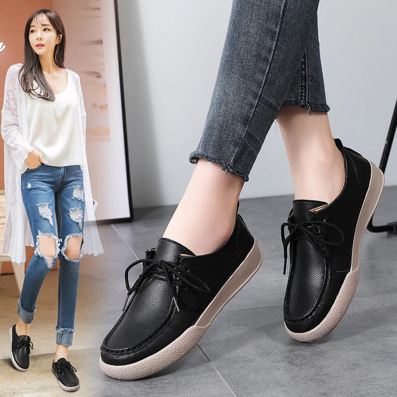 Glamourous Damesloafers van Luna Design - Echt Lederen Opvouwbare Comfortschoenen voor Dames