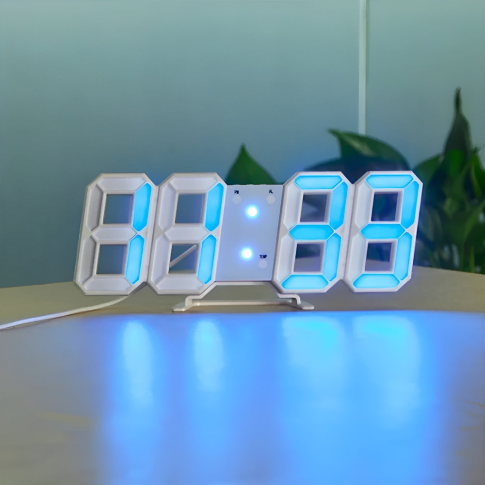 Orologio da parete digitale con display LED