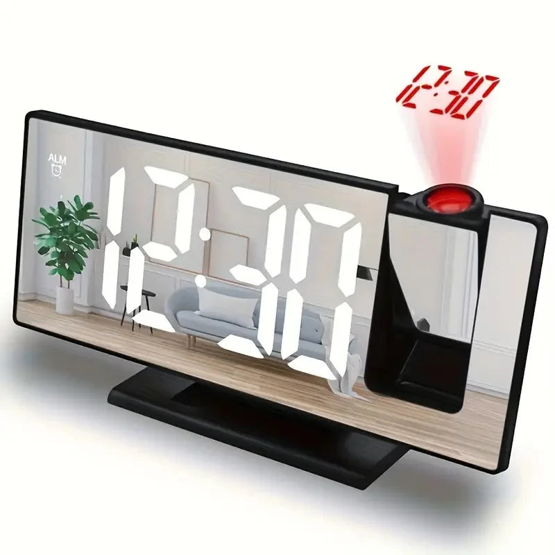 Digitale Wekker met Draaiende Projector