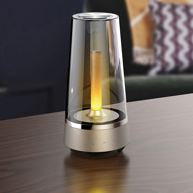 Draadloze Buiten Speaker met Vlameffect