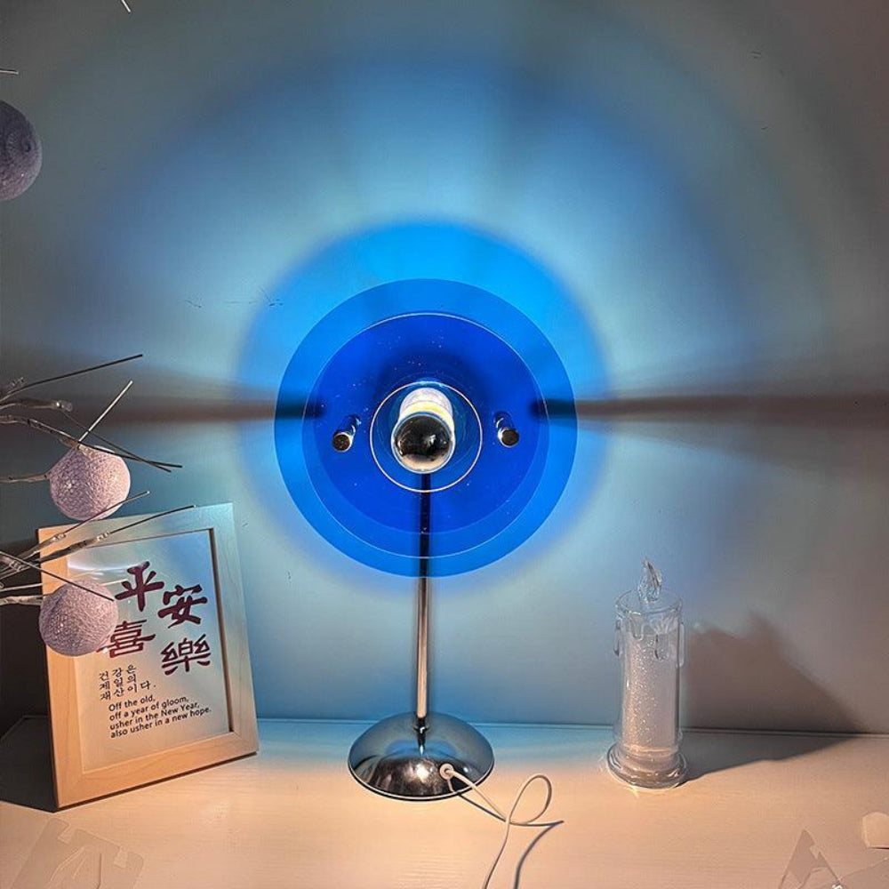 Lampada da tavolo wireless con elegante illuminazione calda