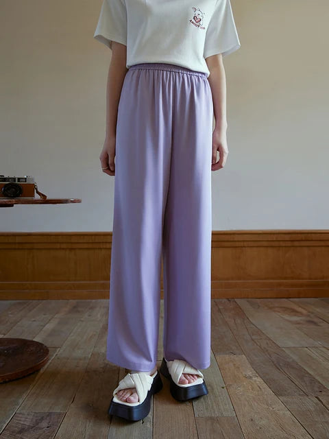 Dushu Pantalón Recto de Verano