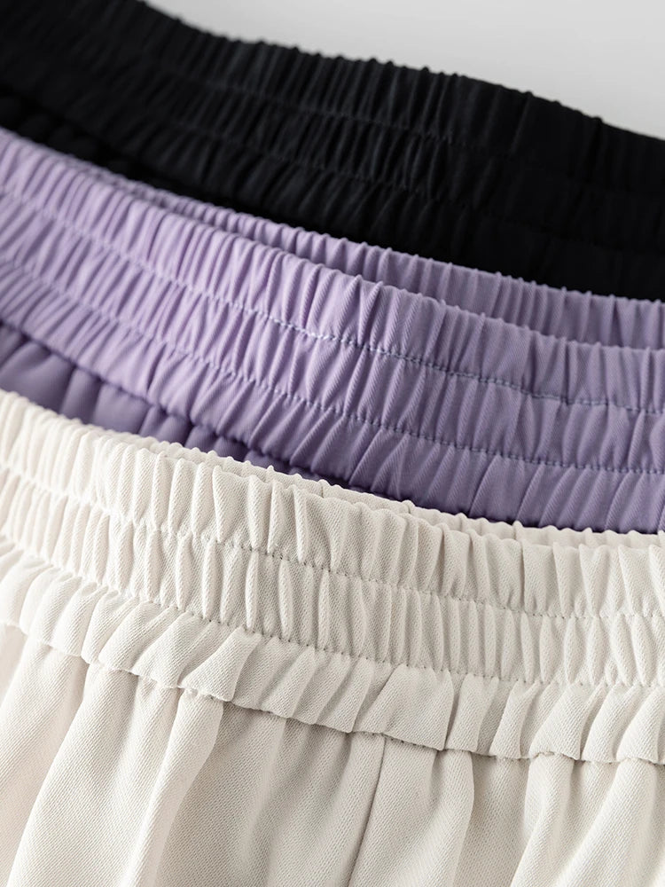 Dushu Pantalón Recto de Verano