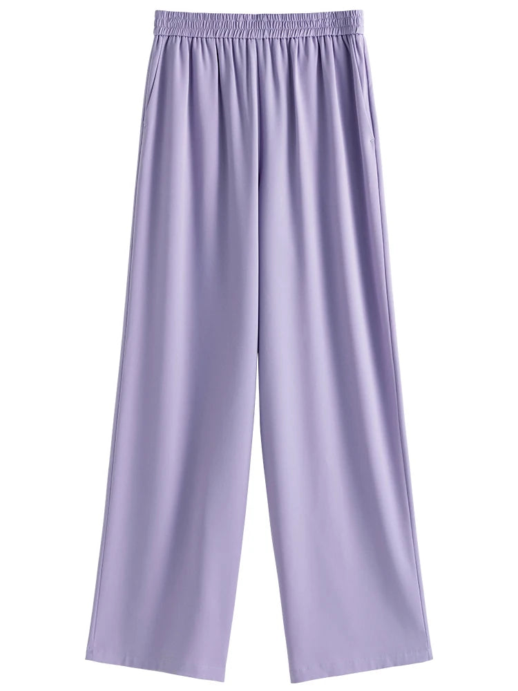 Dushu Pantalón Recto de Verano