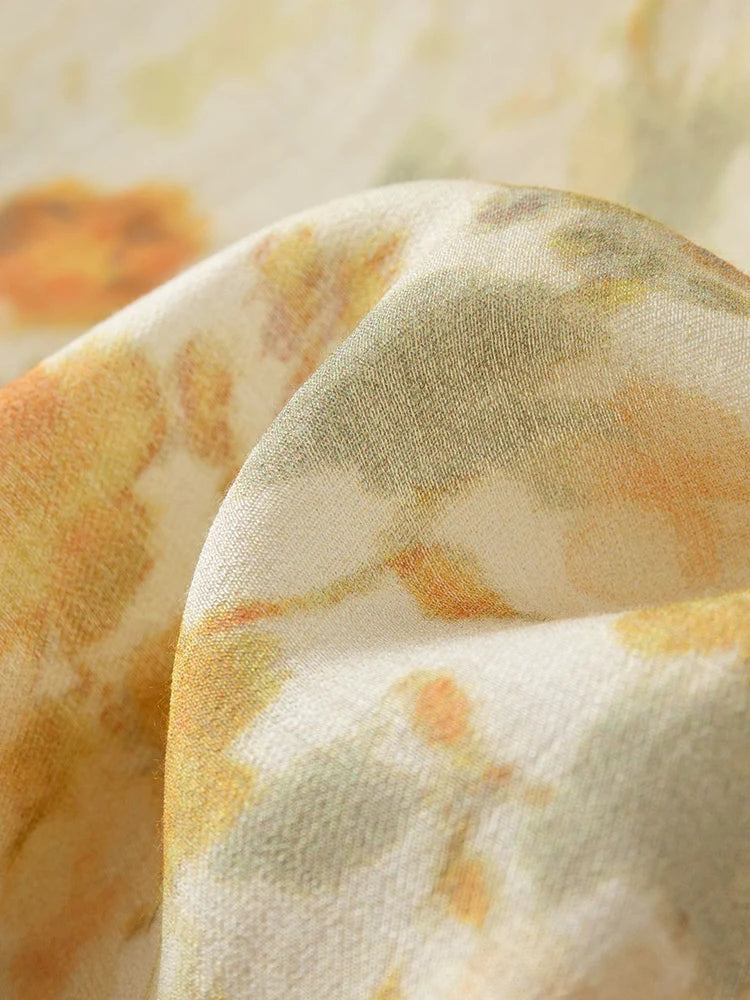 Floralle Bloom Chiffon Jurk