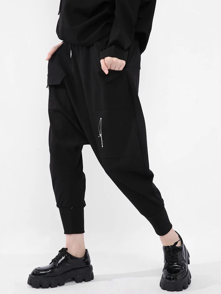 ModaFlex High Elastic Waist Lange Harem Broek