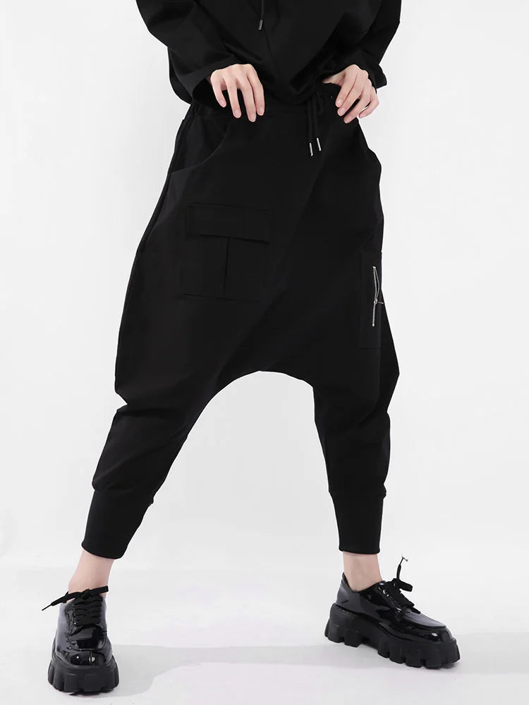 ModaFlex High Elastic Waist Lange Harem Broek