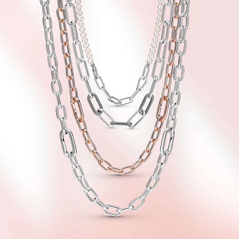 Real 925 Sterling Silver Necklace with Shell Beads