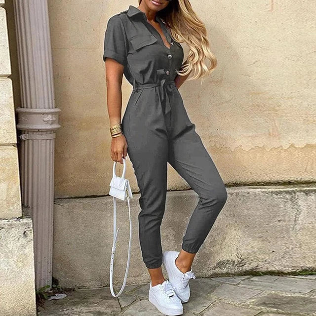 ModeMeester's Stijlvolle Eendelige Jumpsuit voor Vrouwen