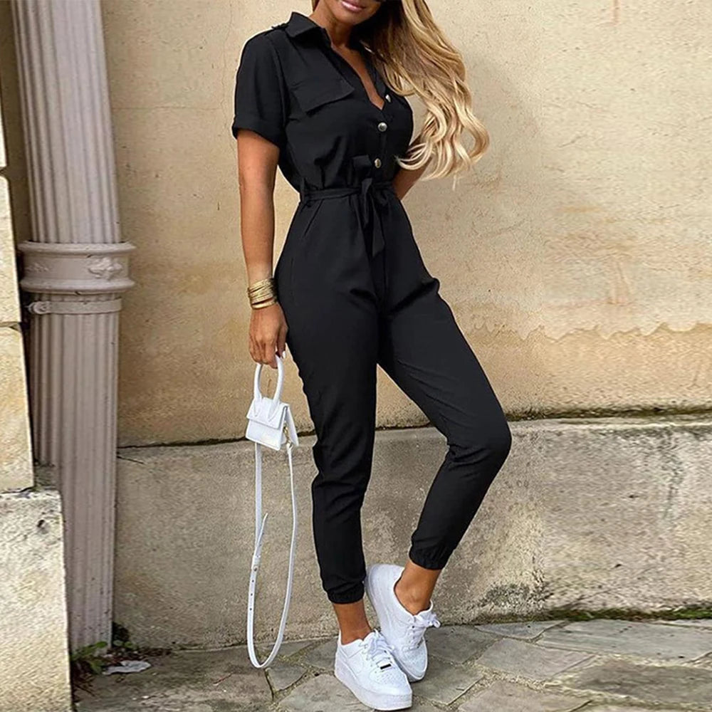 ModeMeester's Stijlvolle Eendelige Jumpsuit voor Vrouwen